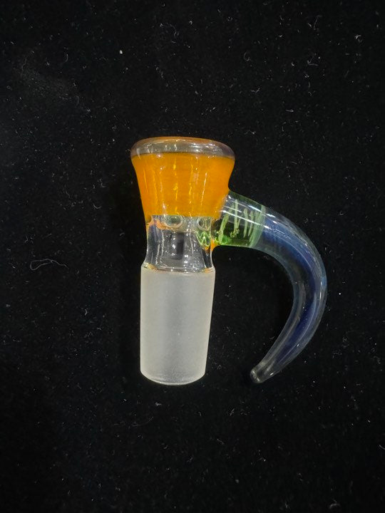 Live to Melt Glass Slide with Horn and Built in Glass Screen | American Glass