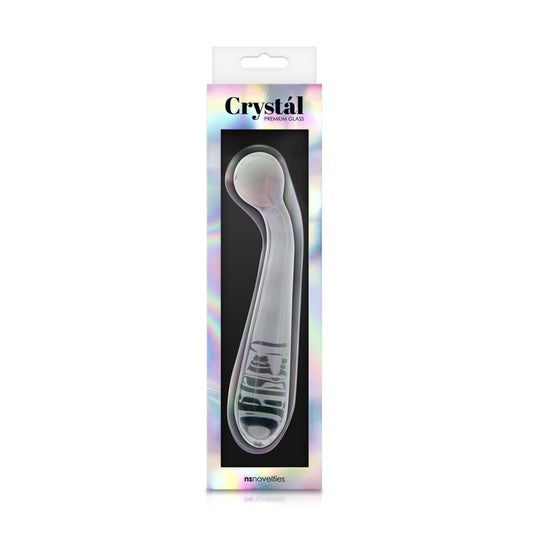 Crystal G-Spot Wand Clear Premium Glass Dildo from NS Novelties