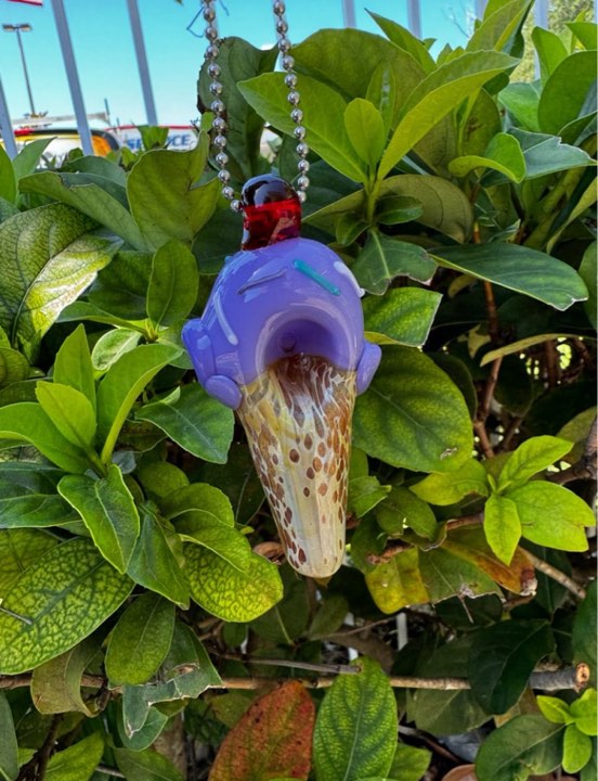 Wear your ice cream pendant and smoke from it too.