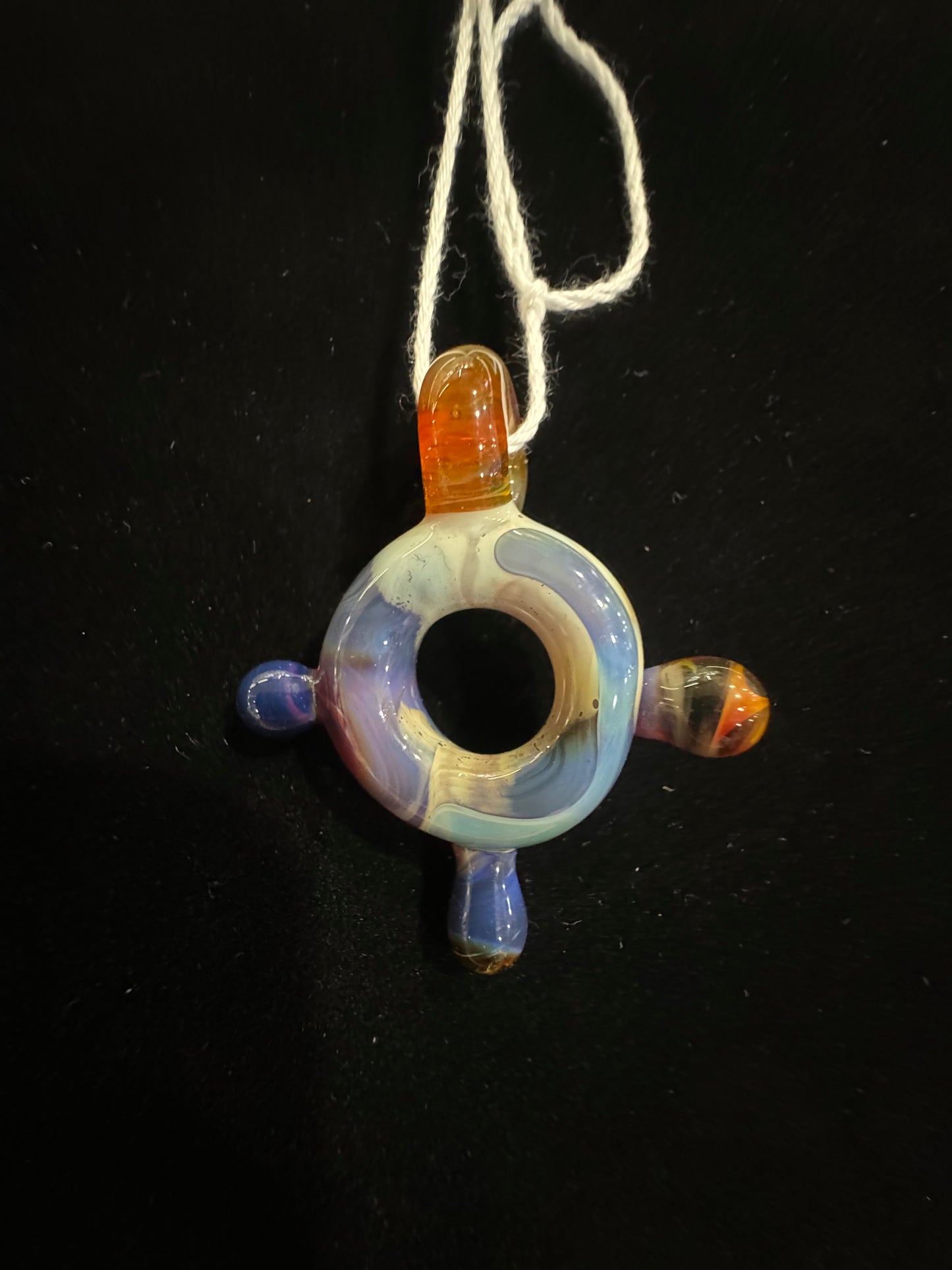 American Pendant | BoroBoys710 - Amber Purple Circle Pendant
