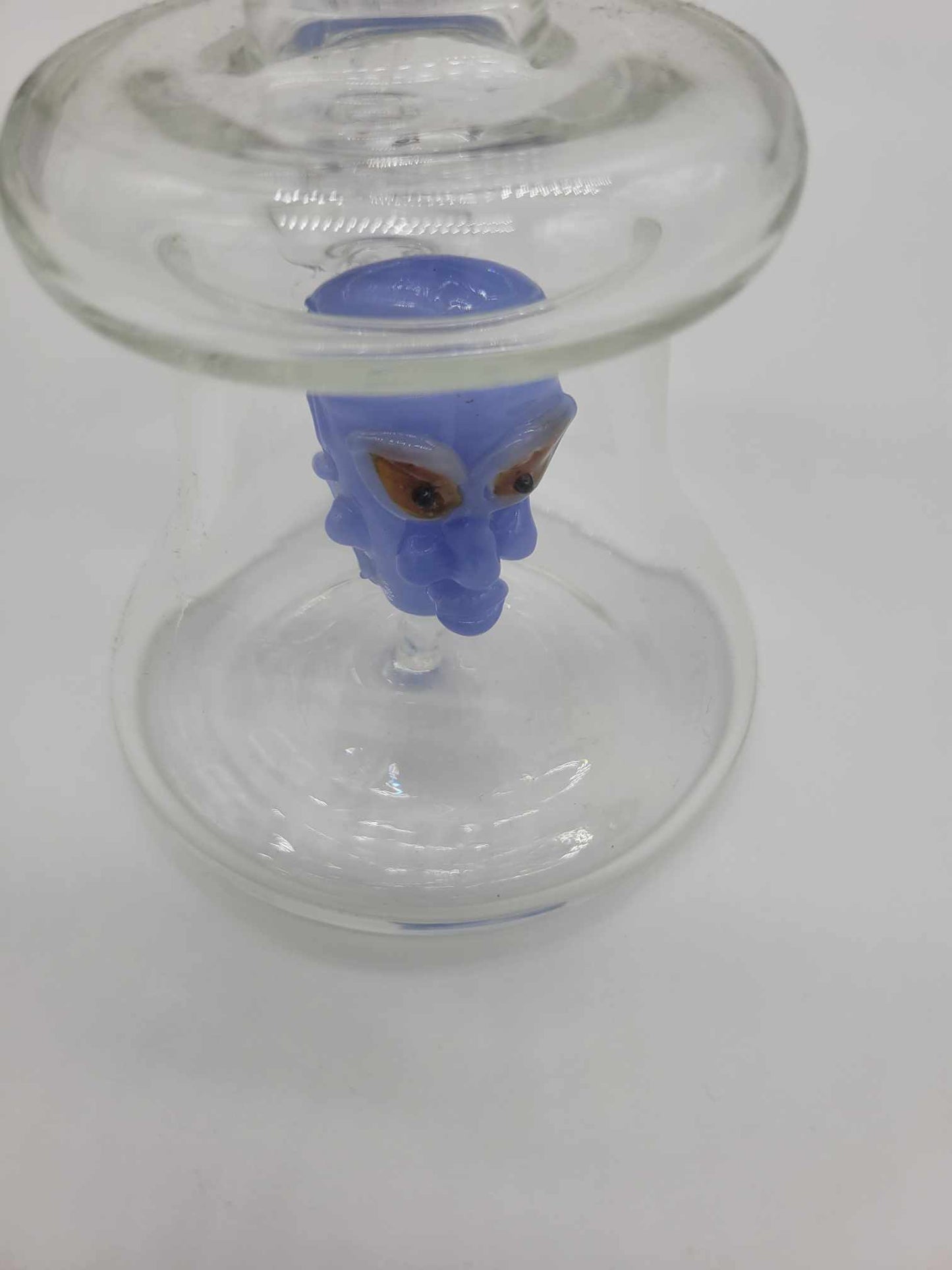 Hipster Glass | 7 inch | Skull Perc | Skull View