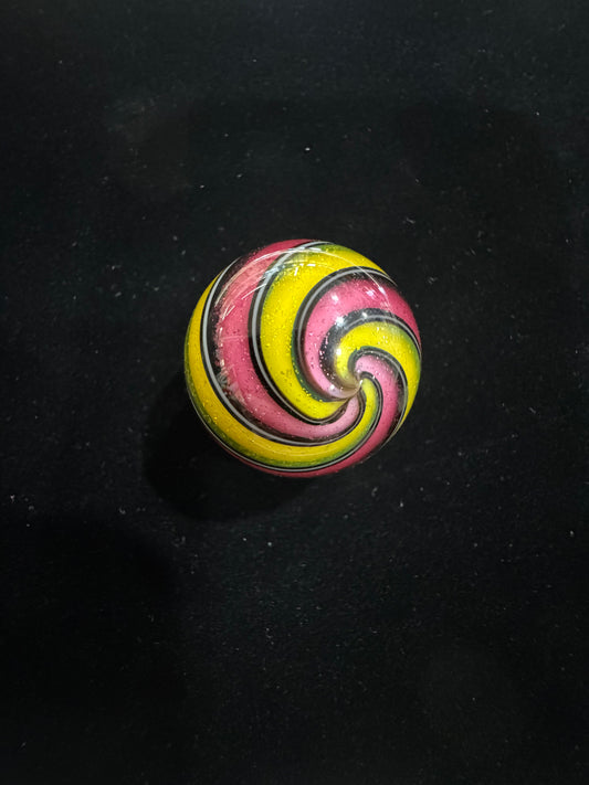 red and yellow in our American marble