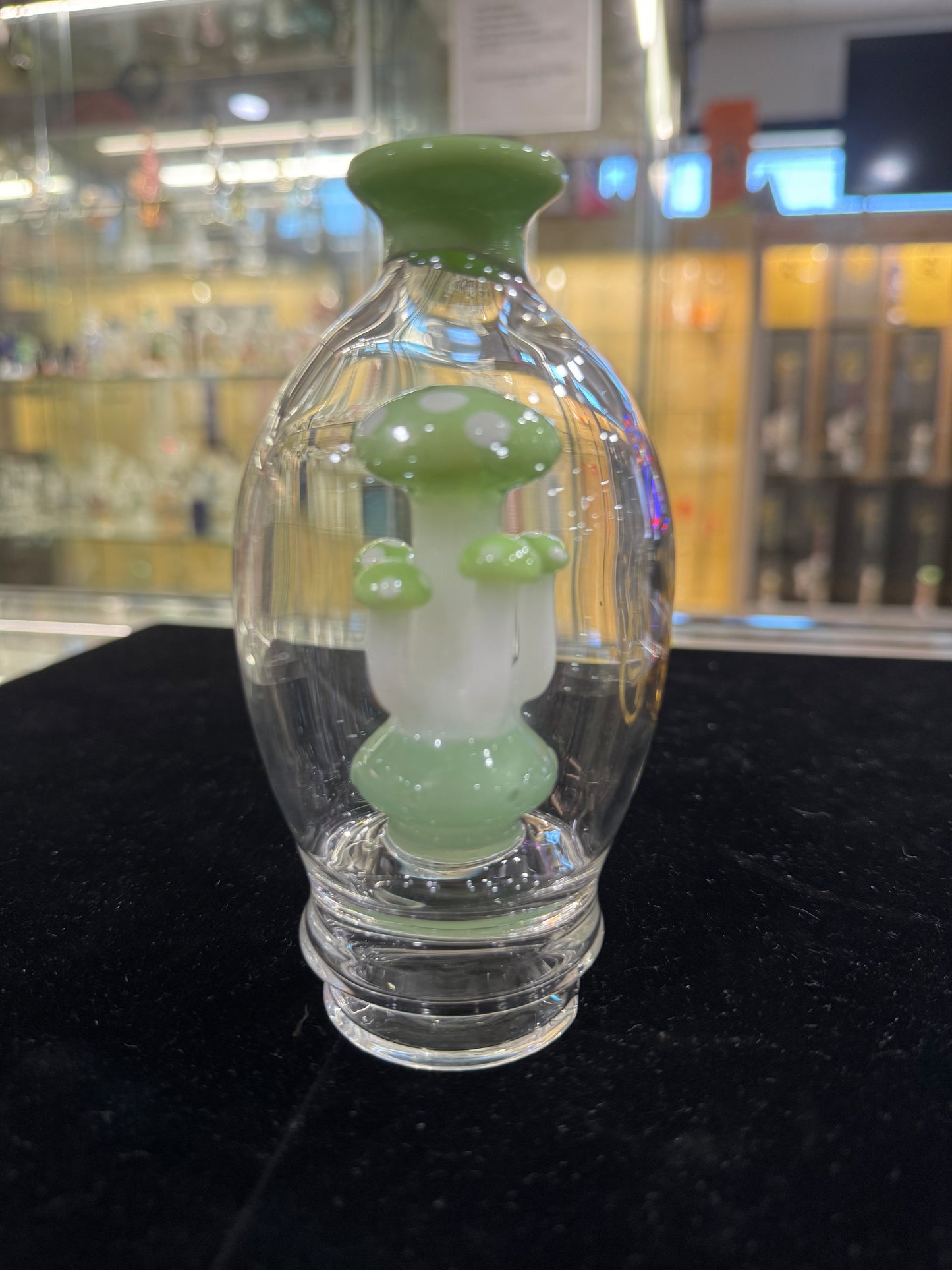 Mushroom, The Pulsar Glass Peak Top is the perfect addition