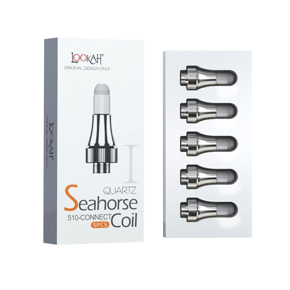 Lookah Seahorse Coil. Quartz