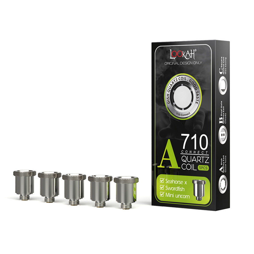 Lookah Seahorse Coil, 5 pack 510 connect. A 710