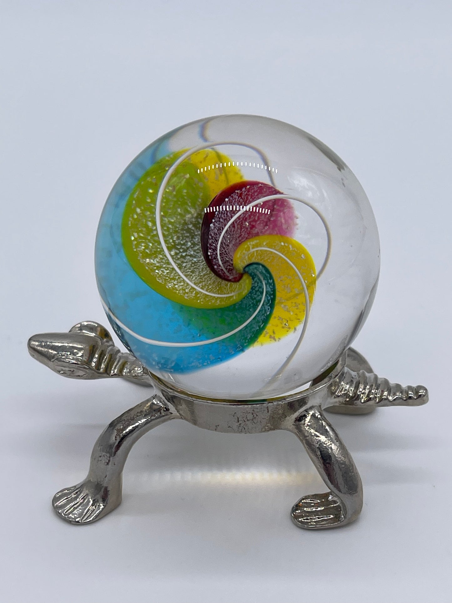 Ron Thomas Clear Swirl Marble
