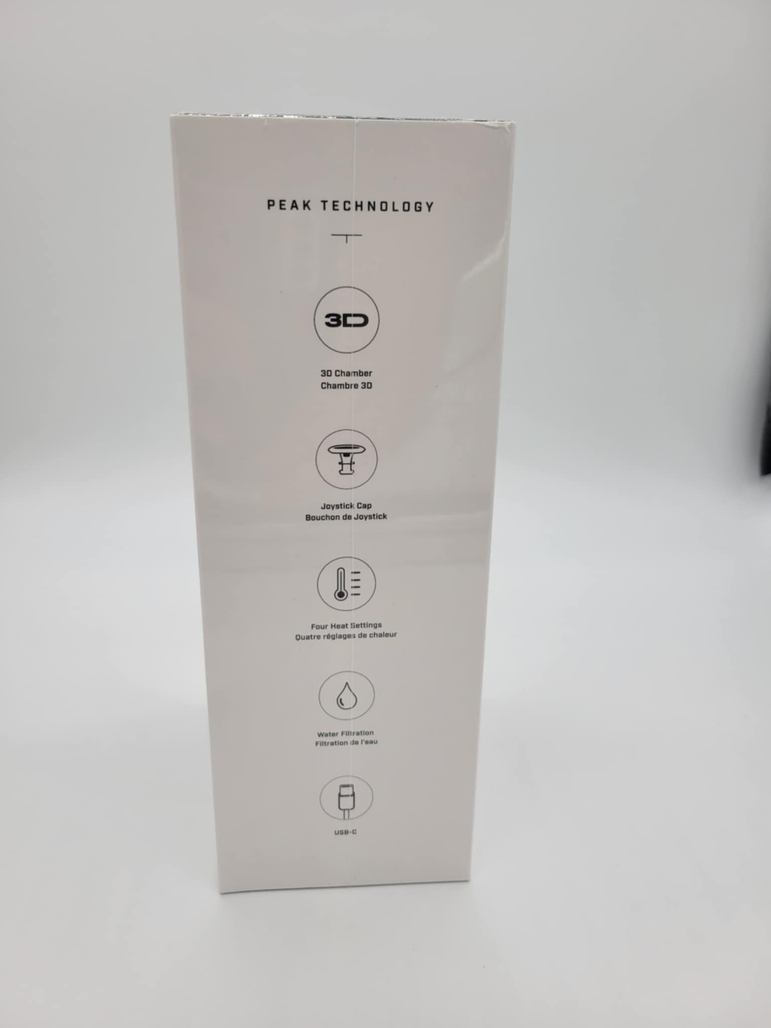 Side view. Puffco Peak with 3d chamber