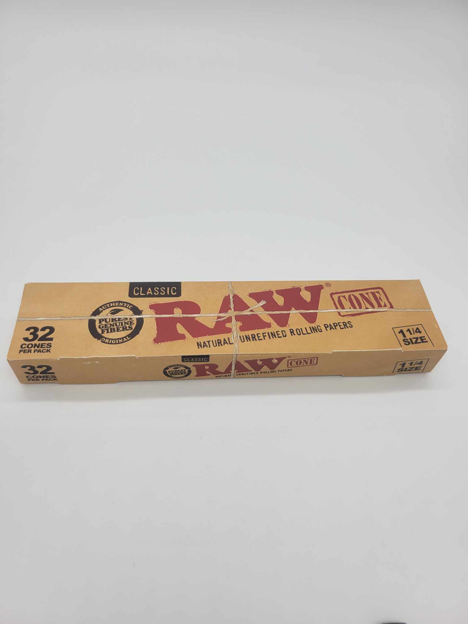 Classic 1.25 Raw Cones - 32 Count