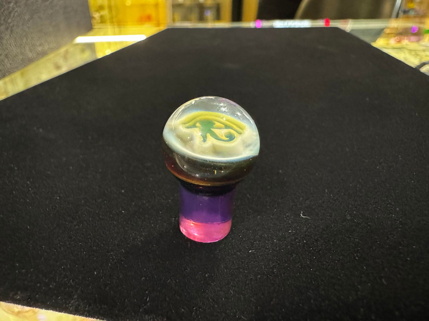 The Glass Carpenter Fumed Puffco Cap and Puffco Millie