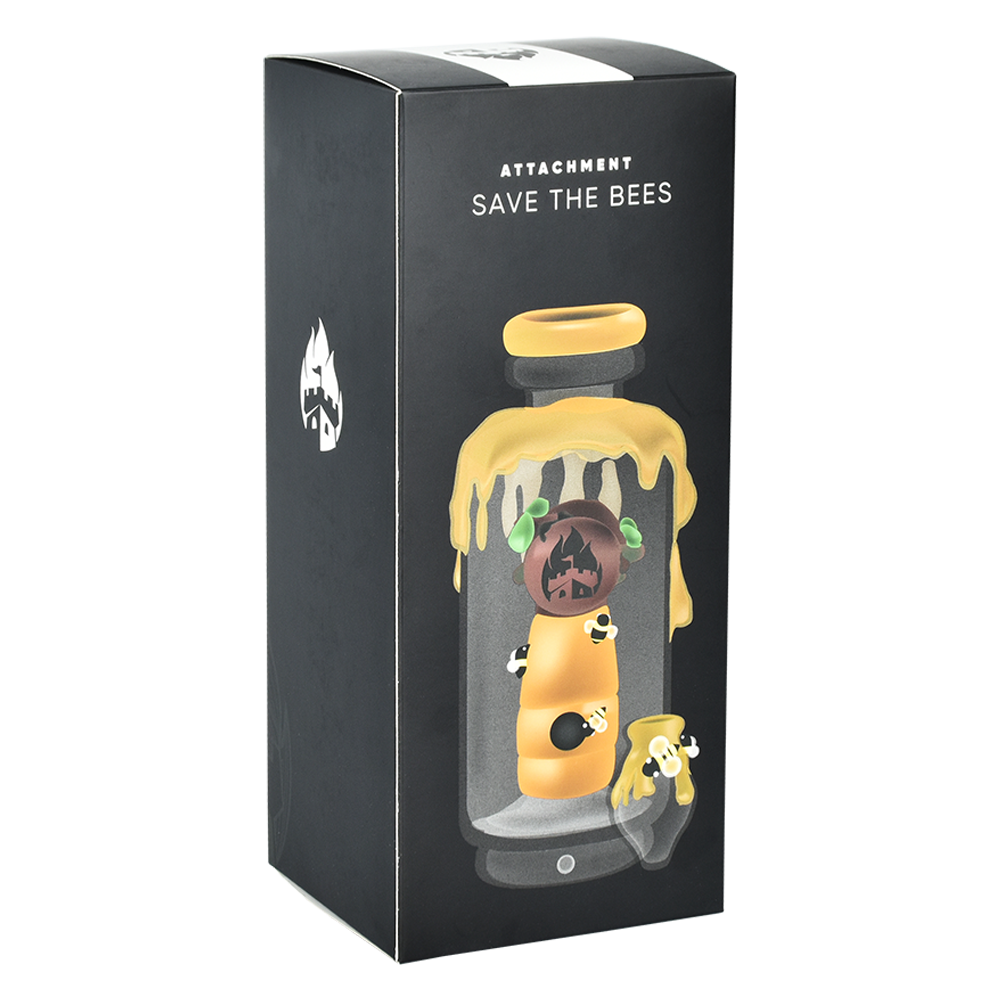 Empire Glassworks Attachment Set For Puffco Peak & Pro | Save The Bees | 4.25"