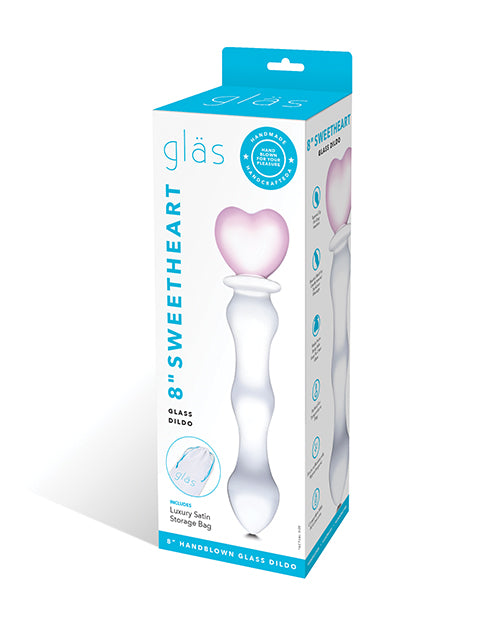 Glas 8 inches Sweetheart Glass Dildo