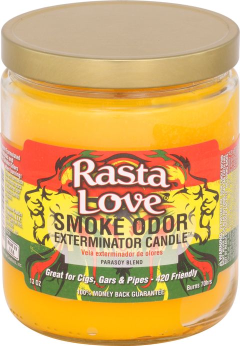 Rasta Love Smoke Odor Candle