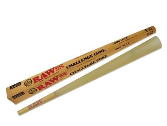 24 inches, 2 ft long Challenge Cone. Are you up to the challenge? Holds approx 2 ounces.