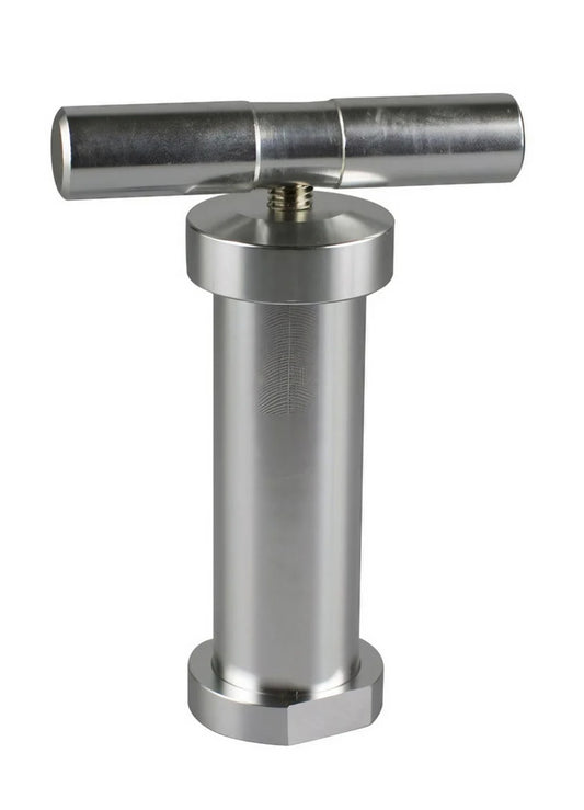 T-Style Aluminum Pollen Press | Silver | 5.5"