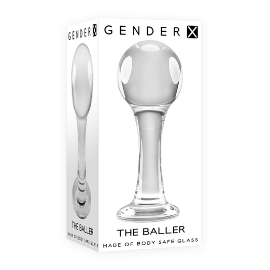 exquisitely erotic about a perfectly round glass ball, and this body-safe plug lets you explore that unique feeling with a generous base for safety.
