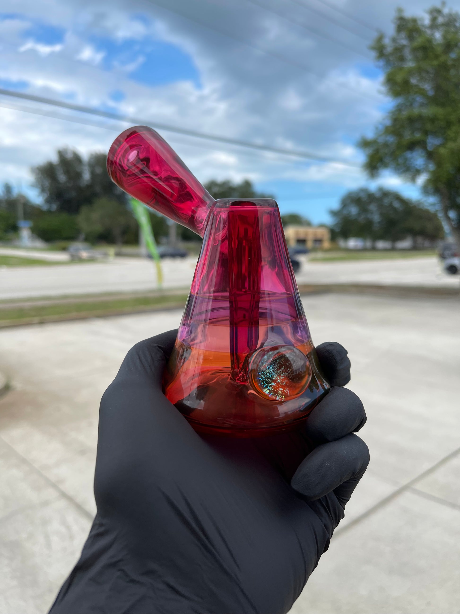 American Rig | Kenesis “Minguez” Bubbler w/ UV Marble – Bohemian Lair