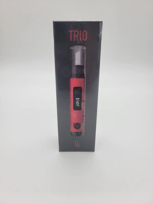 Bear Quartz Trio in Red. Hot Knife, Dab Tool and it monitors the temp