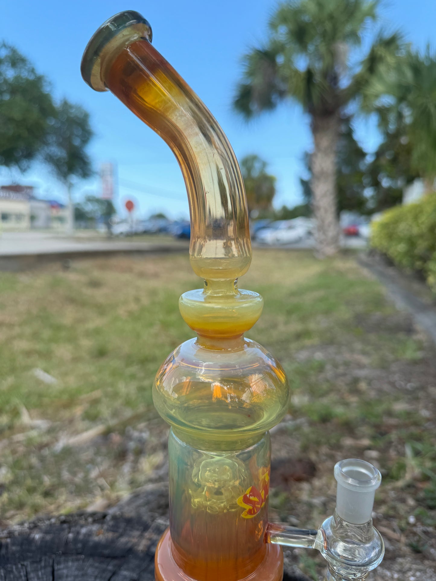 Seashakes Glass, Fumed 14mm with perc. 