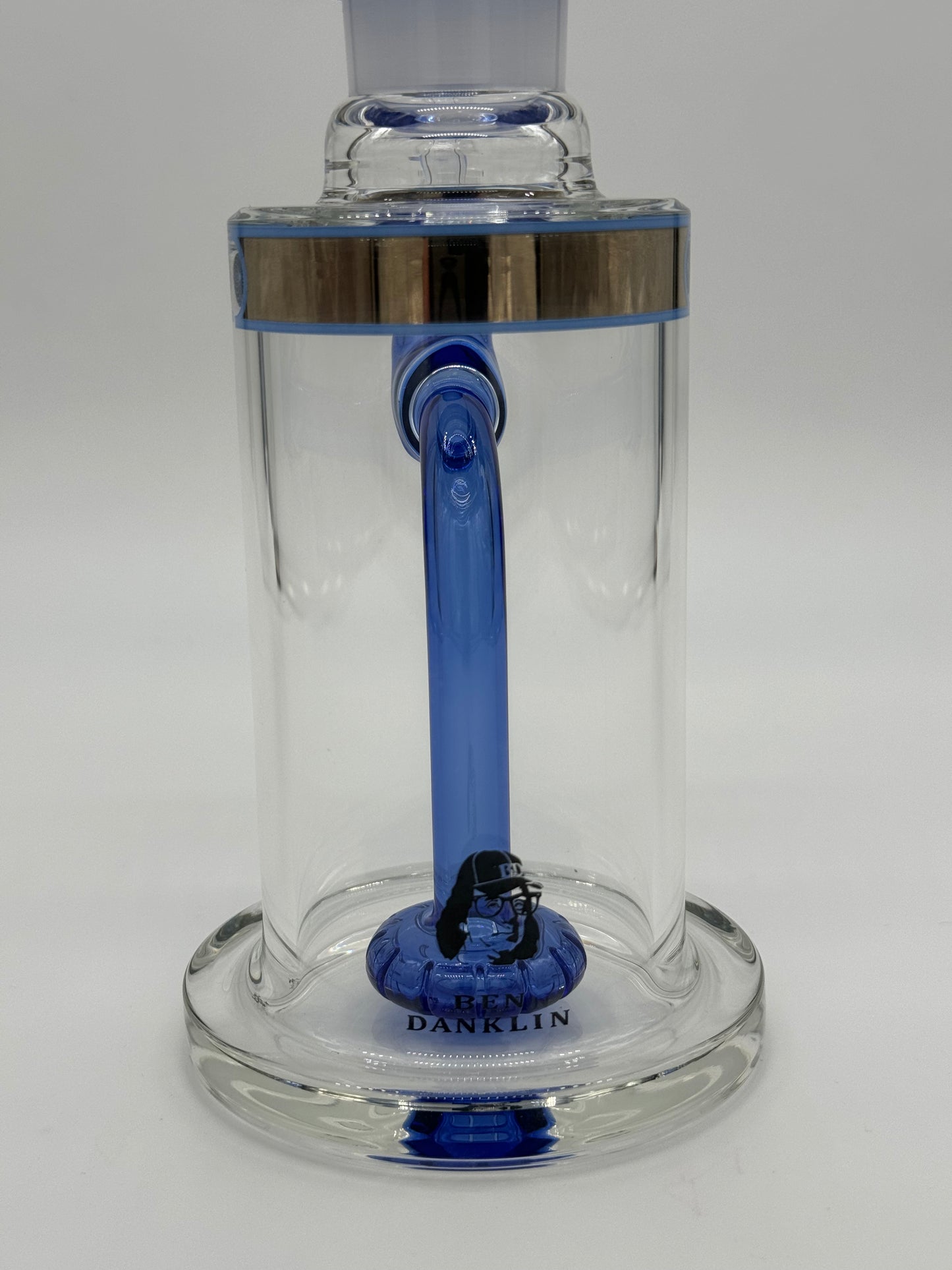 Illadelph Glass - Danklin Coil ( Sea Blue ) w/ 14mm Illadelph Banger and Directional Cap