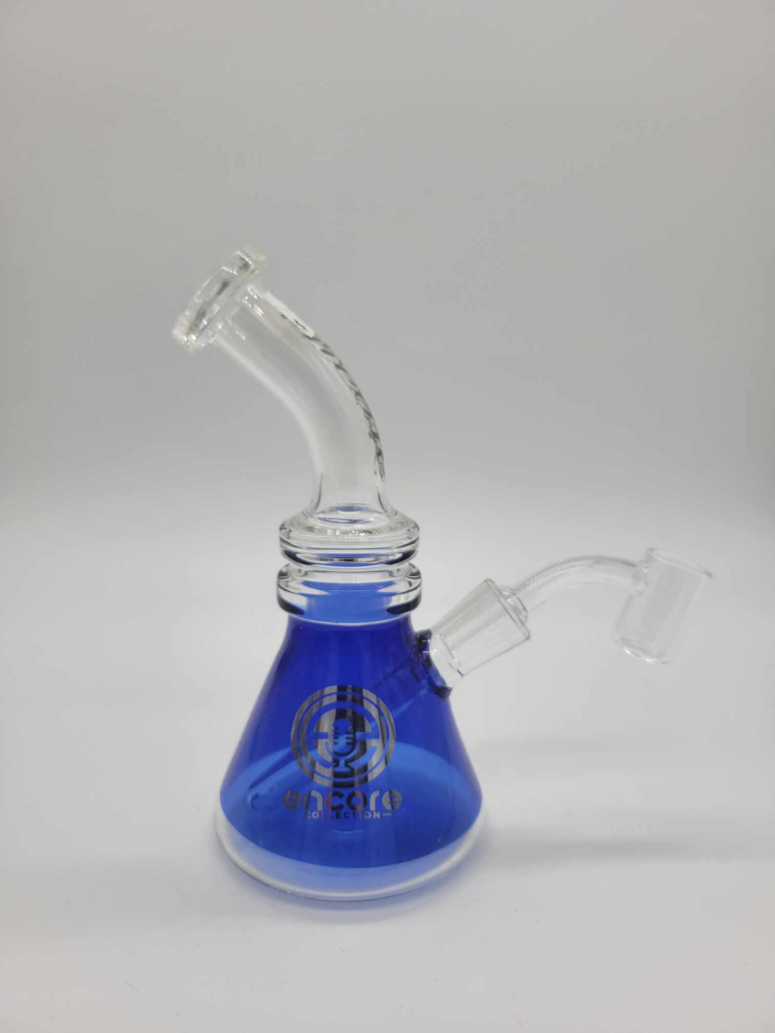 Encore Glass 7 in tall blue concentrate rig