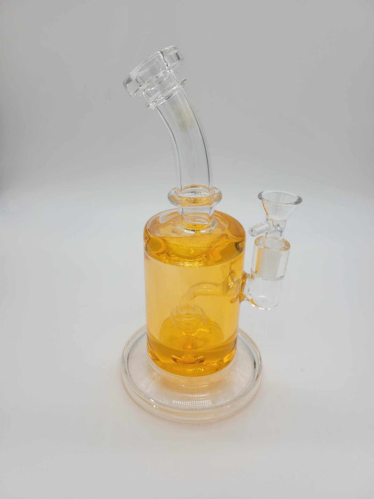 Glycerin Waterpipe | 10 inches tall | Orange