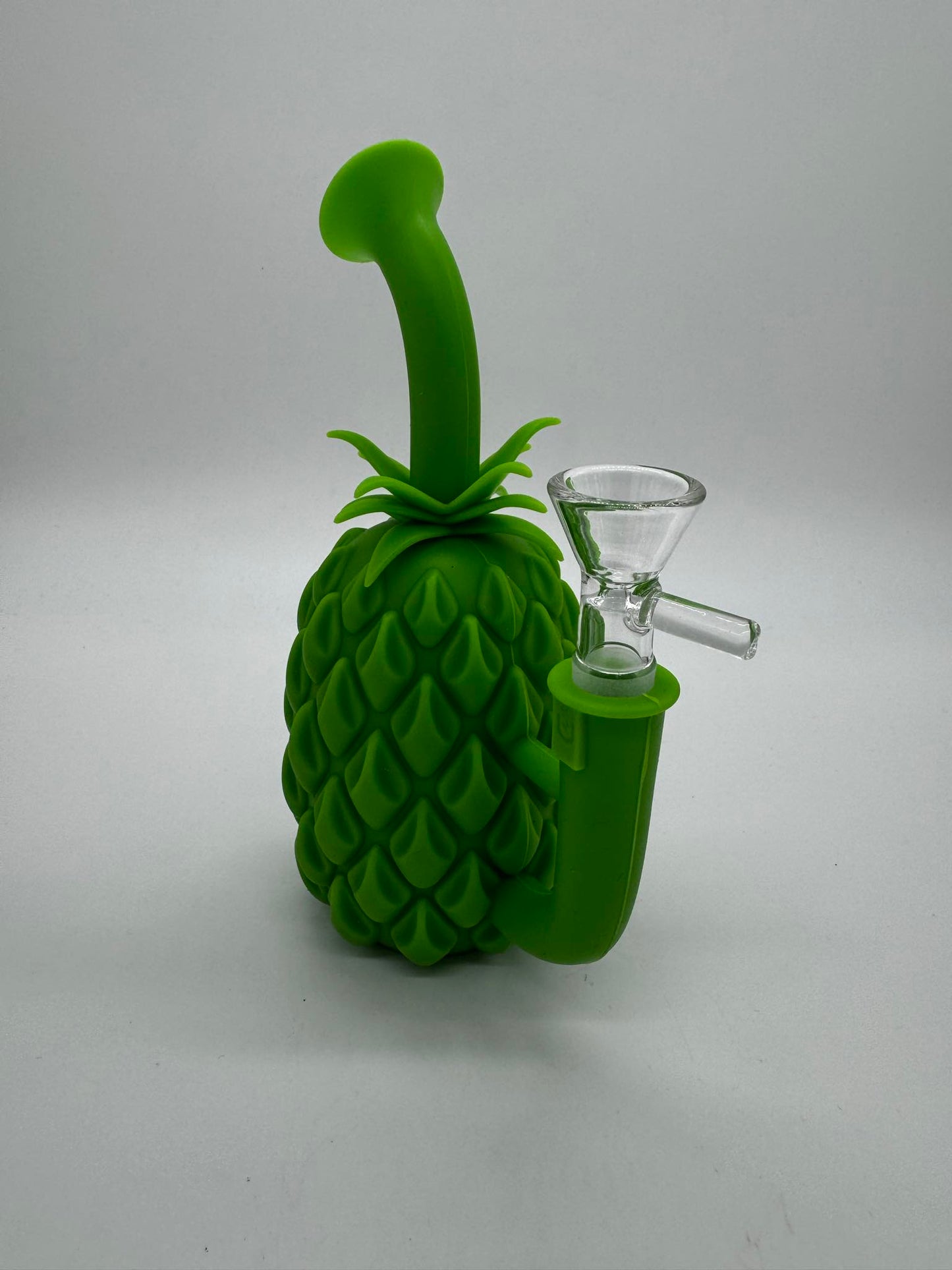 Green Pineapple Silicone Bong